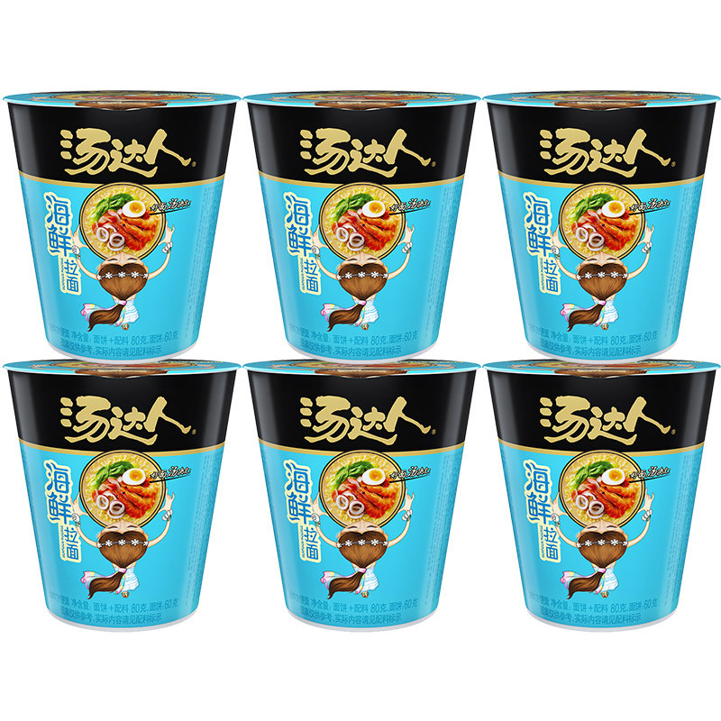 汤达人海鲜拉面80g