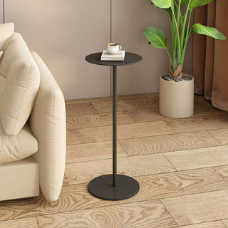 Coffee table, small round table, metal internet celebrity bedside living room, sofa hemming table, balcony bedroom, mini simple small table