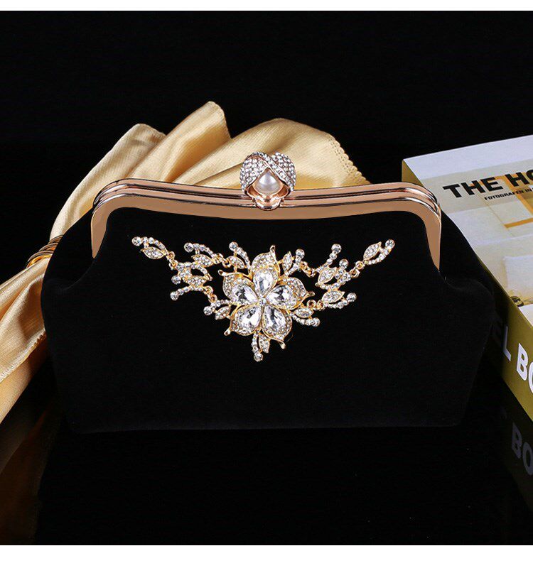 Клатч 2023新款结婚手包女婚礼新娘手拿包红色手提包配礼服包包旗袍小包 OTHER