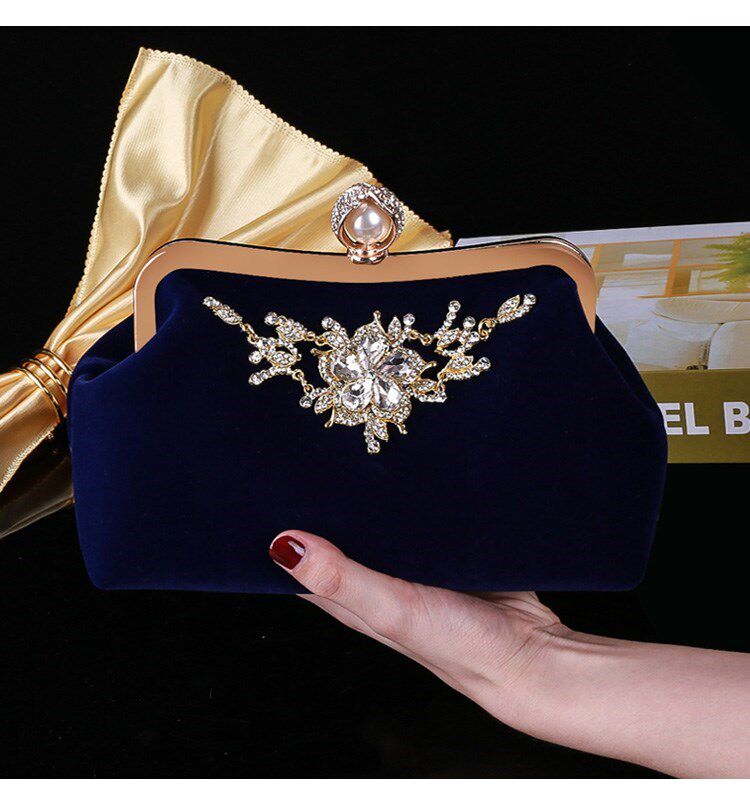 Клатч 2023新款结婚手包女婚礼新娘手拿包红色手提包配礼服包包旗袍小包 OTHER