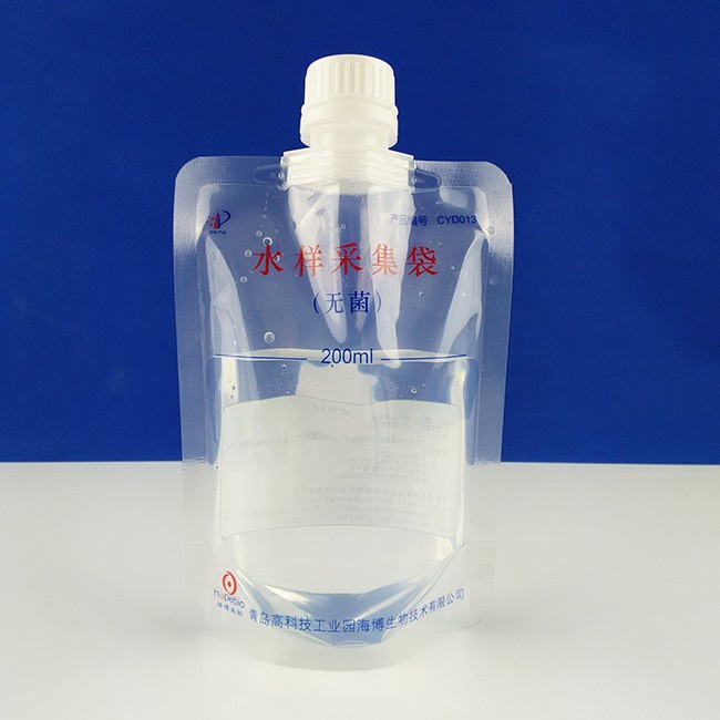 无菌采样袋250ml500ML水样采集袋 无菌采样袋  水质检验无菌袋