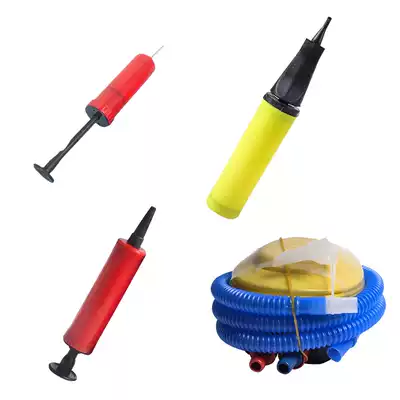 Swimming circle balloon inflatable toy large hand push air cylinder inflatable bed air cushion bed foot pedal air cylinder basketball pump