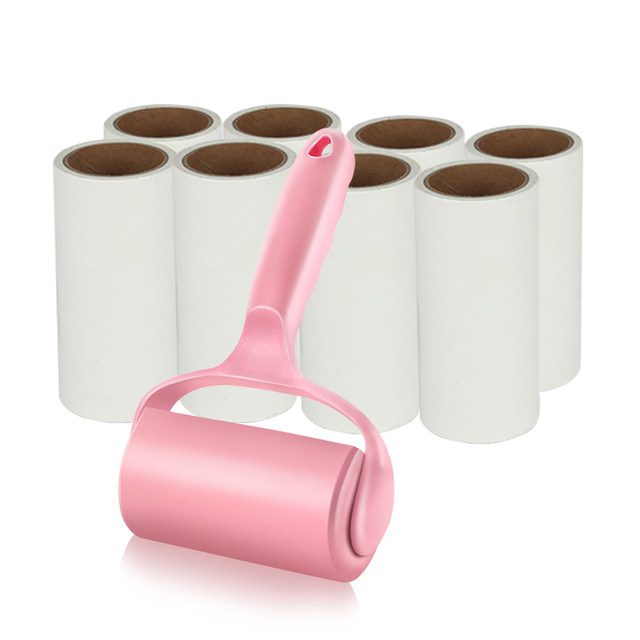 Tear-off lint remover Z roller dust paper felt roller brush sticky lint staining artifact clothes removal lint roller brush