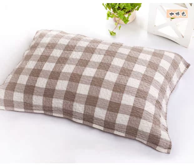 Baile tăng bông dày bông gạc vài single kẻ sọc mục vụ gối một cặp đặc biệt cung cấp miễn phí vận chuyển - Khăn gối khăn bông gối