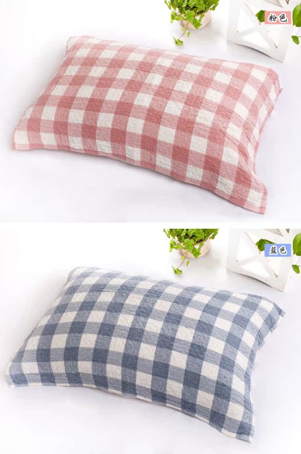 Baile tăng bông dày bông gạc vài single kẻ sọc mục vụ gối một cặp đặc biệt cung cấp miễn phí vận chuyển - Khăn gối khăn bông gối