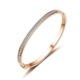 Vòng tay vàng hồng hôn cá Song Ngư Không phai mạ Vàng 18K Trang sức Vàng Mở Vòng tay bằng thép Titan vòng cuff bạc
