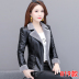 Ngắn Velvet Thêm Dày lông Leather Jacket Chiên Con Velvet Jacket 2019 Autumn / Winter New Henning da của phụ nữ 