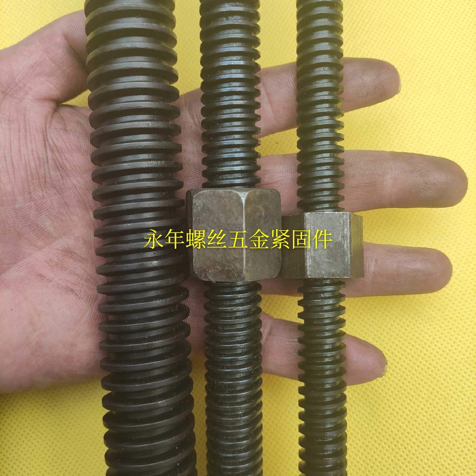 Trapezoidal buckle screw Coarse tooth screw Nut