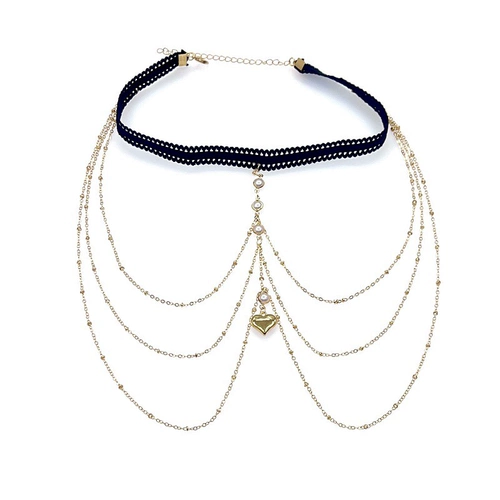 Сексуальная портупея на ногу, аксессуар, цепочка с кисточками