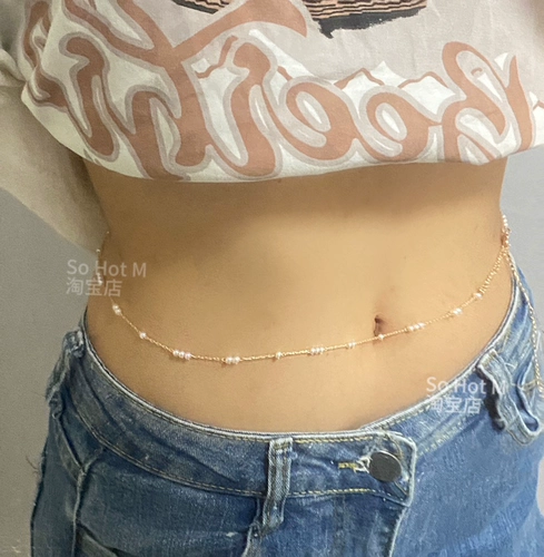 Сексуальная цепочка из жемчуга, брендовая универсальная цепь