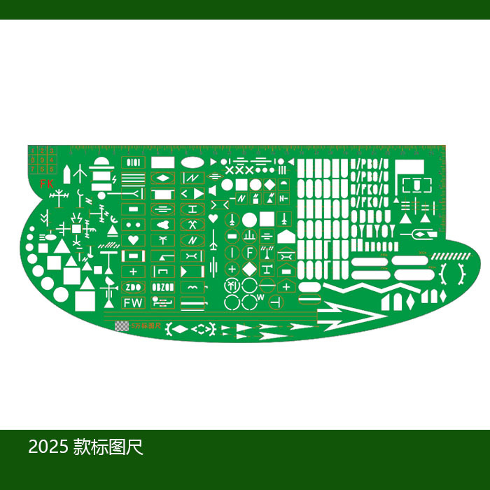 2025 Command Ruler Picture Work Ruler Sample Tools Training Equipment