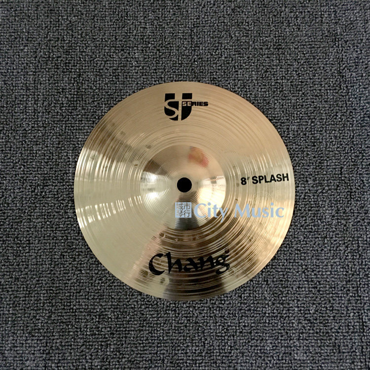 (City Piano Shop) Zhang Yin chang STU 8 inch Splash Water Cymbals Cymbals have traces of oxidation