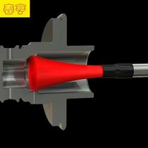 xebec ceramic fiber cross hole deburring inner hole grinding brush CH-A12-7M