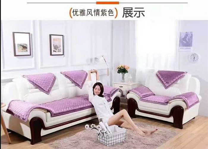 Ghế mùa đông Liên bang Gỗ rắn Sofa Đệm Sofa Khăn Vải Đệm Mùa đông Đệm văn phòng Đệm chống trượt Mat thảm trải ghế sofa