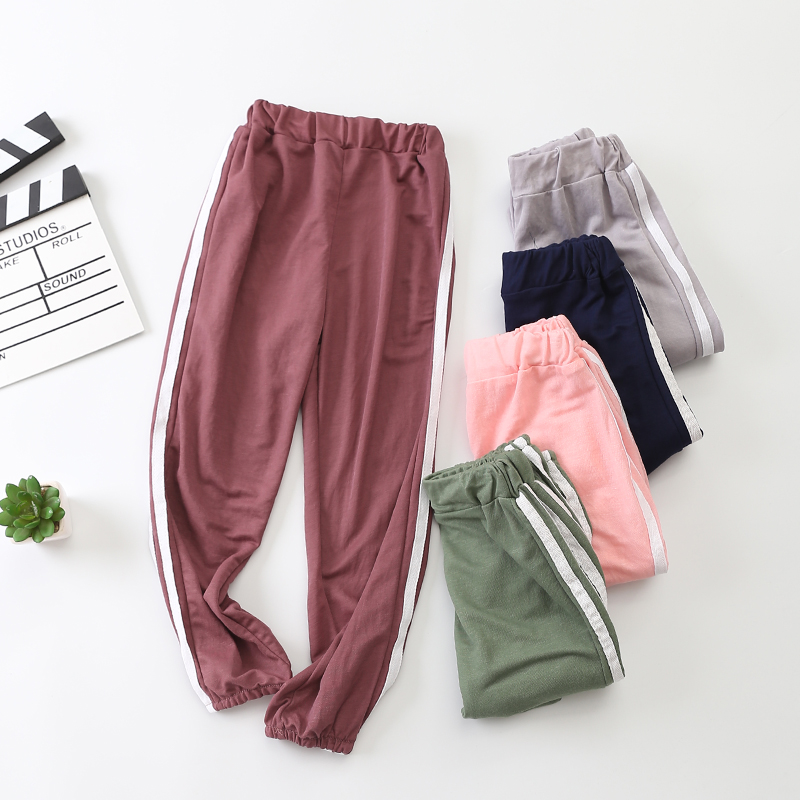 Boys' pants summer clothes 2019 new spring clothes children's anti-mosquito pants girls' casual pants children's clothes summer Western style thin section