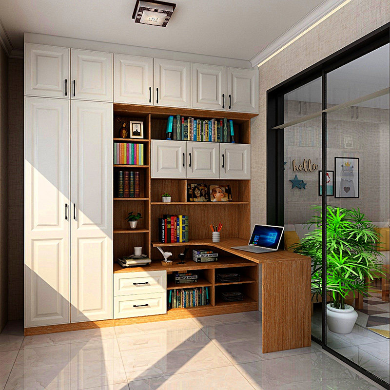 Chengdu custom bookcase desk overall computer desk