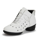 Летняя обувь, модные танцующие туфли, мягкая подошва, из натуральной кожи