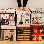 khay nhựa đựng thực phẩm Cửa hàng bách hóa lưu trữ phân lưu trữ phân có thể ngồi người sofa gấp vải lưu trữ đồ chơi lưu trữ đa năng giày băng ghế - Trang chủ hộp nhựa 2 ngăn