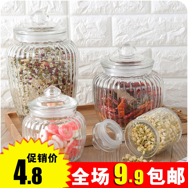 Bình thủy tinh, bình kín, bình mật ong, bình lưu trữ đa cấp, sữa bột, bình trà, bình bong bóng, nhu yếu phẩm hàng ngày - Thiết bị sân khấu