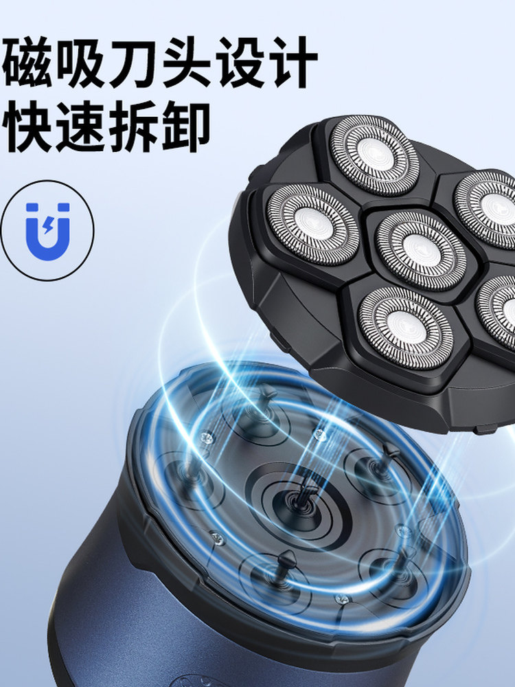 New Model of Bald Head Shaving Tool for Men, Self-Service Hair Clipper for Shaving Bald Heads, All-In-One Shaving Machine