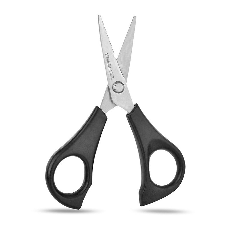 A precision fishing box accessories fishing scissors serrated and heavy horse scissors stainless steel multi-function scissors fishing gear