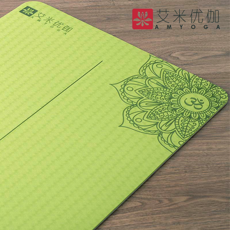 Professional non-slip tpe yoga mat durable thickening men and women fitness mat non-slip beginner yoga mat floor mat home