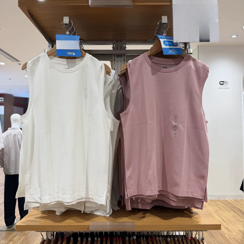 Original Foreign Trade Goods Men's and Women's Airism Cotton Blend Sleeveless T-Shirt Vest 482760 475363