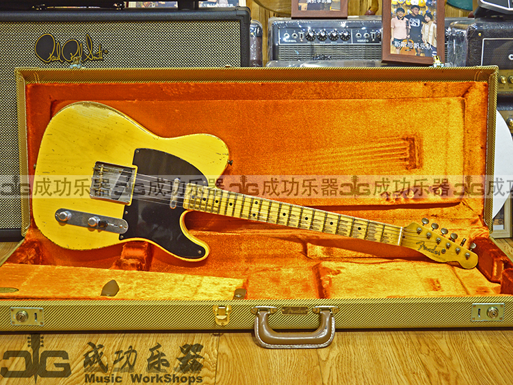 Successful instrument Fender MasterBuilt 1953TELE John Cruz merry hand electric guitar