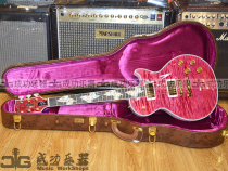 (Sold Display) Success instrument Gibson LP Custom Q Butteryfly PinkQuilt