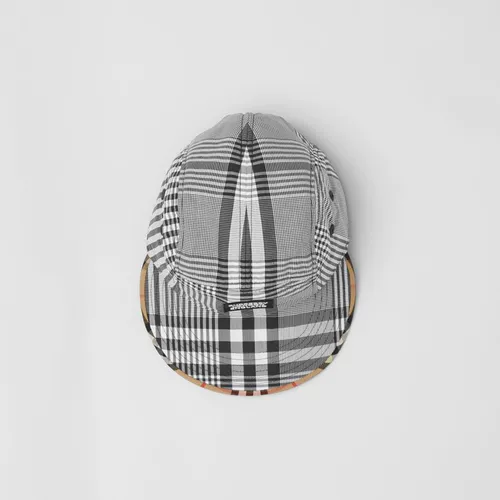 [Официальное подлинное] Детское Lagger's Burberry's Childrend Langled Clatk Mansion Mansion Silk Hat 80383111
