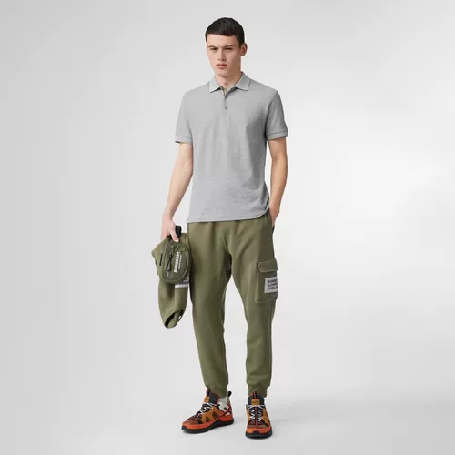 [Double 11 Carnival] Эксклюзивная логика Burberry Cotton Polo рубашка 80140061