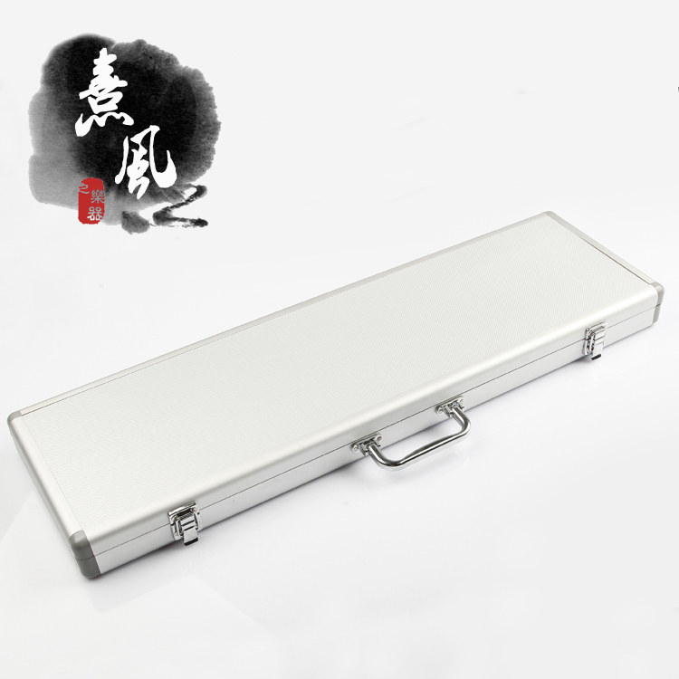 Flute box aluminum alloy flute box bamboo flute packaging One-two-four-branch flute instrument accessories