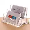 Sanrui transparent two-layer business card box Acrylic three-layer business card storage box Multi-layer large capacity creative business card holder Simple atmosphere Exhibition card box Multi-purpose thickened office business card holder