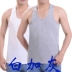 Mùa hè trung niên nam cotton sling áo vest trắng trung niên cotton lỏng áo mồ hôi cũ cha - Áo vest cotton Áo vest cotton