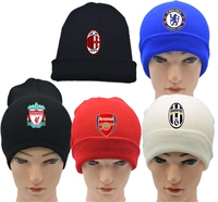 Mũ cổ vũ của Barcelona Messi Real Madrid Arsenal Chelsea đan mũ Juventus C Ronald Football Cold Hat Winter quần áo bóng đá 	