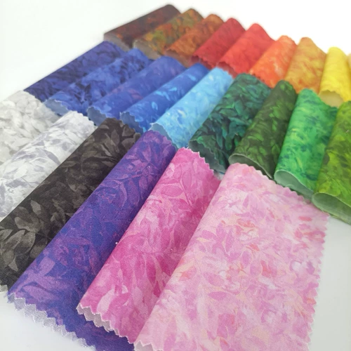 24 -цвета плосково -громко -выброшенные хлопчатобумажные листья импортированная нижняя ткань ручной ткани ручной работы ручной работы