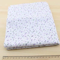 ZSZ07 маленькие фиолетовые цветы на белом фоне полуметра