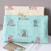 Bộ sưu tập phim hoạt hình cotton và vải lanh dày 3 vải thủ công DIY vải rộng 145CM bán quý vải thô hàn