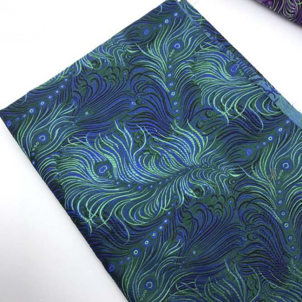 Fengwei Xianhe dày lụa gấm satin thủ công DIY vải vải sườn xám vải cotton dày