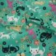 Cotton canvas 12 Một vải canvas Hoạt hình hoa động vật handmade DIY vải thủ công chiều rộng 145cm vải thun co giãn