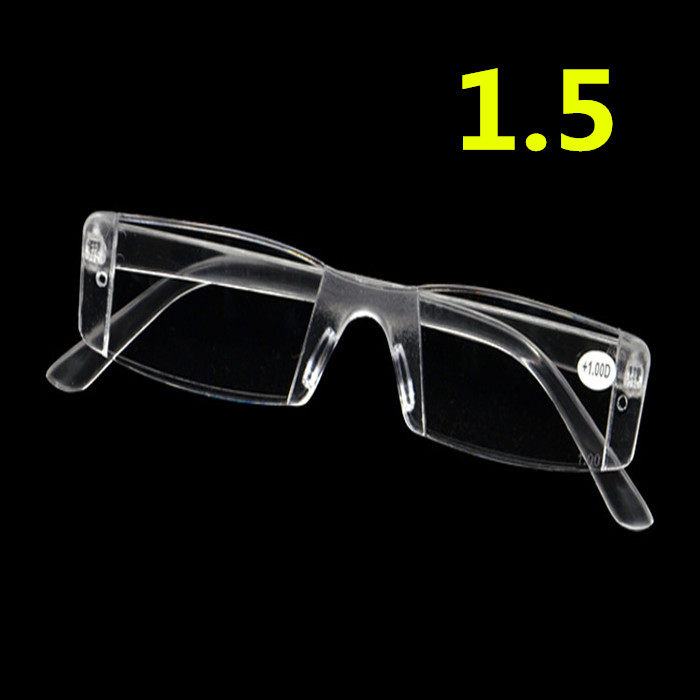 New transparent integrated old flower glasses fall non-rotten resin Old Flower glasses Men and women High-definition Old Flower Glasses Seniors GLASS