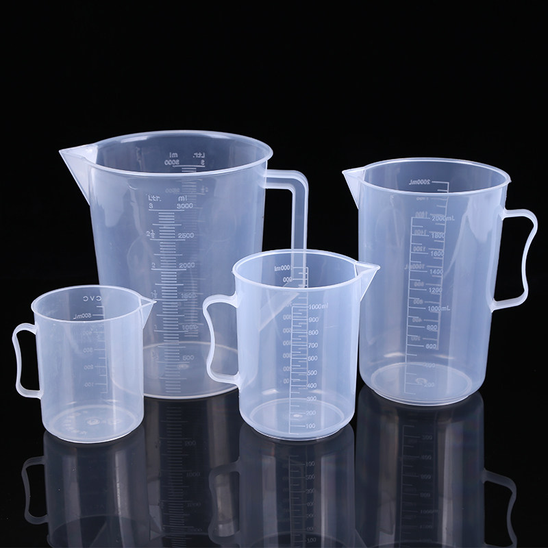 Thickened food grade plastic measuring cup transparent with scale kitchen baking tool milk tea large capacity 5000ml