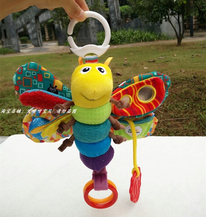 Lamaze Lamaze Toy Small Horse Rider Butterfly Bedside Music Bell Cart Hanging Bed Hang Baby Soothing Doll Shake Bell