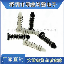 Nylon radiator nails hexagonal rivets round head rubber nails heat sink nylon fan fixing nails with spring glue
