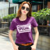 Cotton in ngắn tay phụ nữ T-shirt 2020 mùa hè mới hợp thời trang Hàn Quốc phiên bản loose-fitting đáy T-shirt đầu nữ 