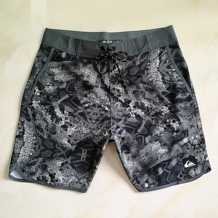New Cross-Border Trade Beach Shorts, Loose, Quick-Drying, Stretchy Beach Surfing Shorts, Summer Men's Five-Point Shorts
