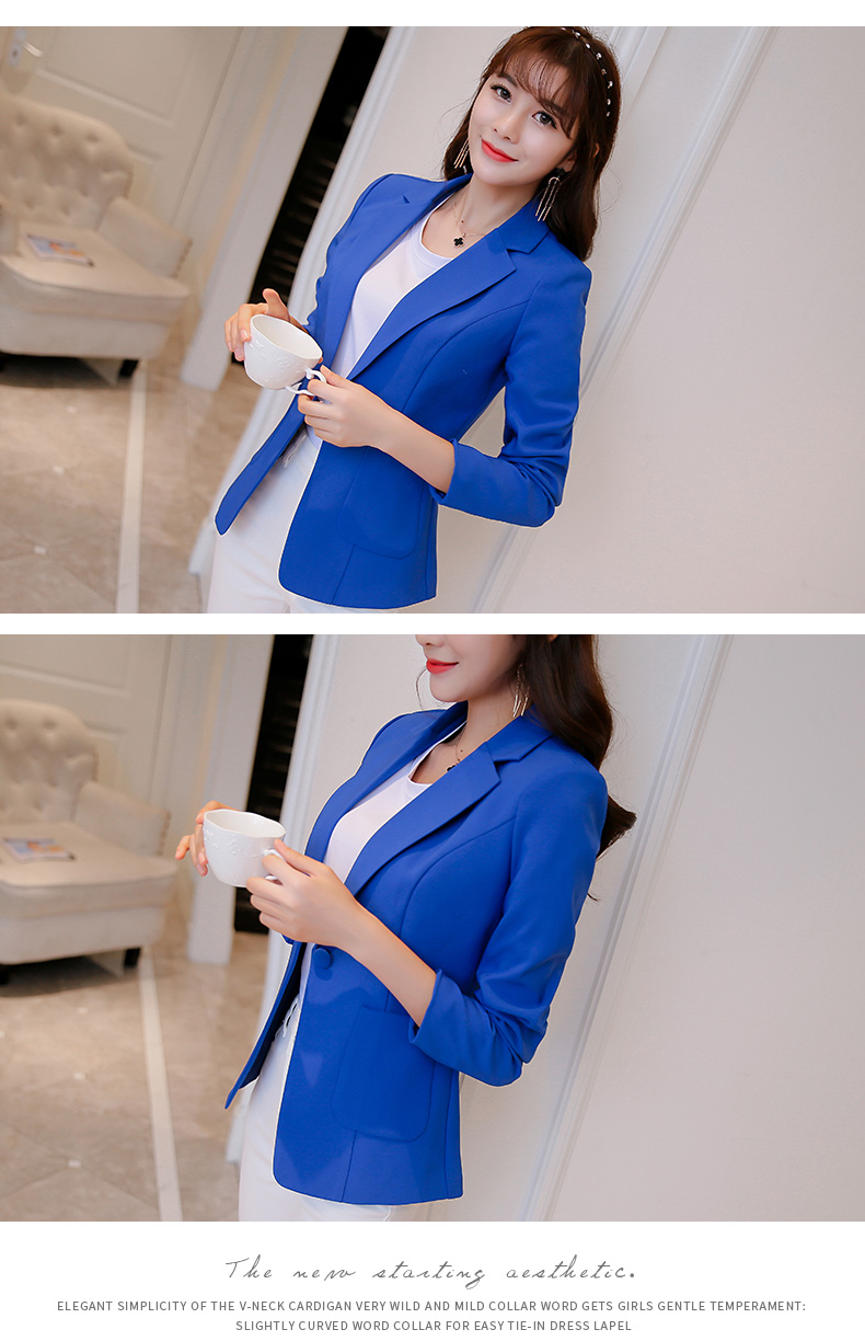 黛 2018 Xuân-Hè 2018 phiên bản Hàn Quốc mới của thời trang size lớn Bộ đồ nhỏ tay dài mỏng là áo khoác mỏng cho nữ mẫu áo vest nữ đẹp nhất 2021