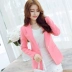 黛 2019 xuân hè mới cho phụ nữ Hàn Quốc thời trang phù hợp với phụ nữ nhỏ - Business Suit vest trắng nữ Business Suit