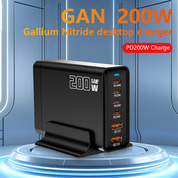 Gan Charger 200W는 Apple 및 Huawei Tablets에 적합합니다. 5V9V12V15V20V GAN