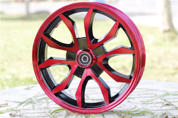 Phụ kiện xe máy điện bánh xe trung tâm phanh đĩa bánh trước 125 bánh sau Yamaha nhanh Eagle bánh xe GY6 WISP Fuxi vành xe camry 2019